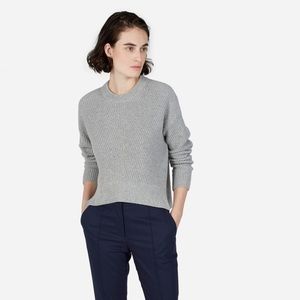 Everlane Premium Ribbed Cashmere Crew